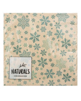 Naturals - Eco-Napkin Snow Flurry | Miraherba eco household