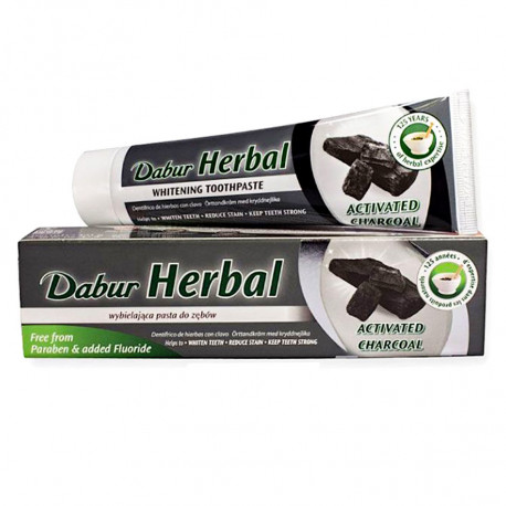 Dabur - Herbal Charcoal Toothpaste - 100ml | Miraherba dental care