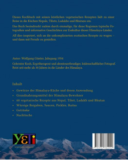 Wolfgang Günter - The Himalayan Kitchen | Miraherba cookbooks
