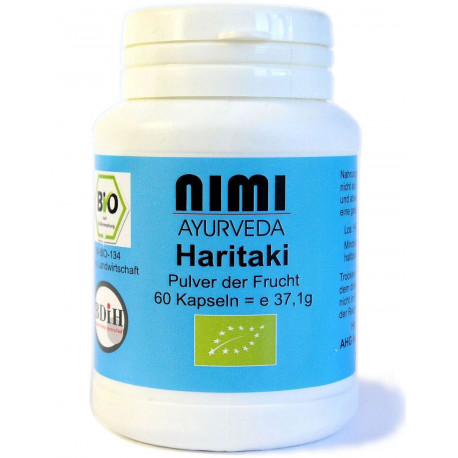 Nimi - Cápsulas Haritaki Orgánicas - 60 piezas