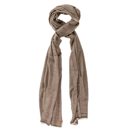 Miraherba - sciarpa in cashmere, lama - diagonale fine