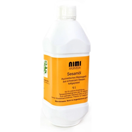 Nimi - Aceite de sésamo negro - 1l | Miraherba Ayurveda