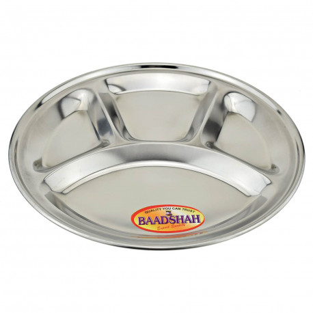 Satnam - Thali Teller aus Edelstahl | Miraherba Küche