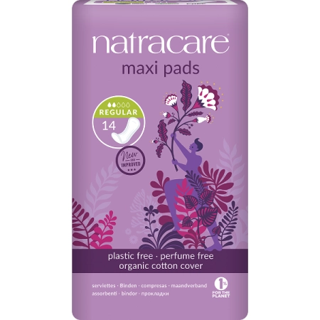 Natracare Maxi Assorbenti Regular - 14 Pezzi