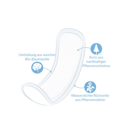 Natracare Maxi Compresas Regular De 14 Piezas