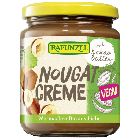Rapunzel -  Nougat-Creme mit Kakaobutter | Miraherba Bio-Lebensmittel
