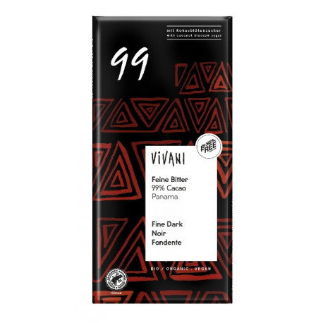 Un puro Cacao Esperienza, Vivani - Fine Amaro il 99% di Cacao 80g