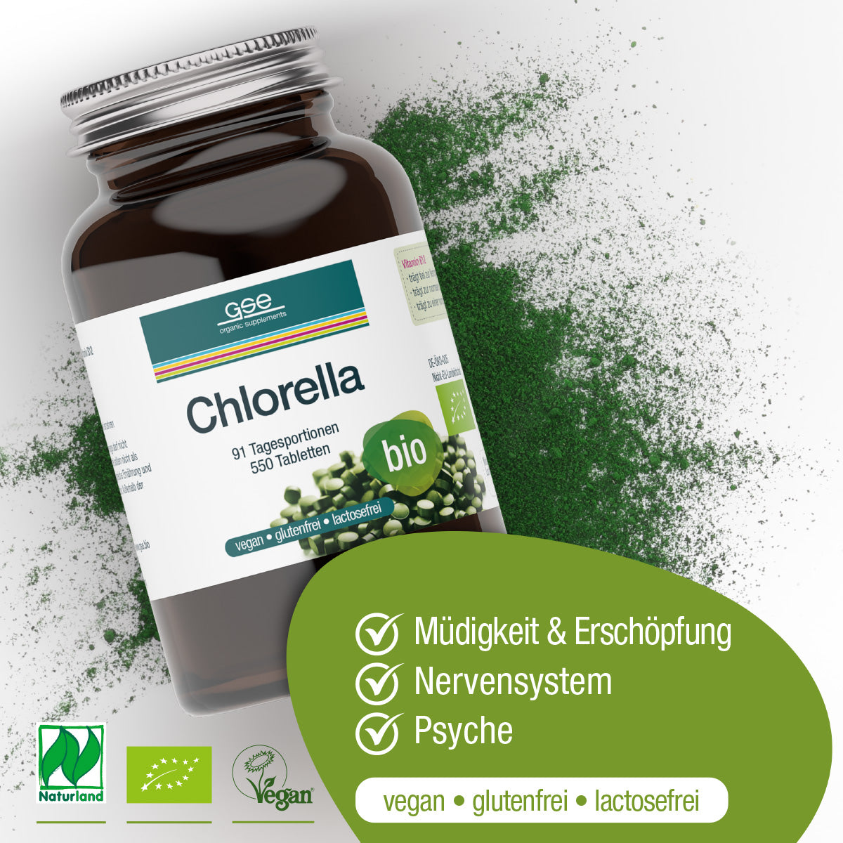 GSE - Naturland Bio Chlorella 500mg