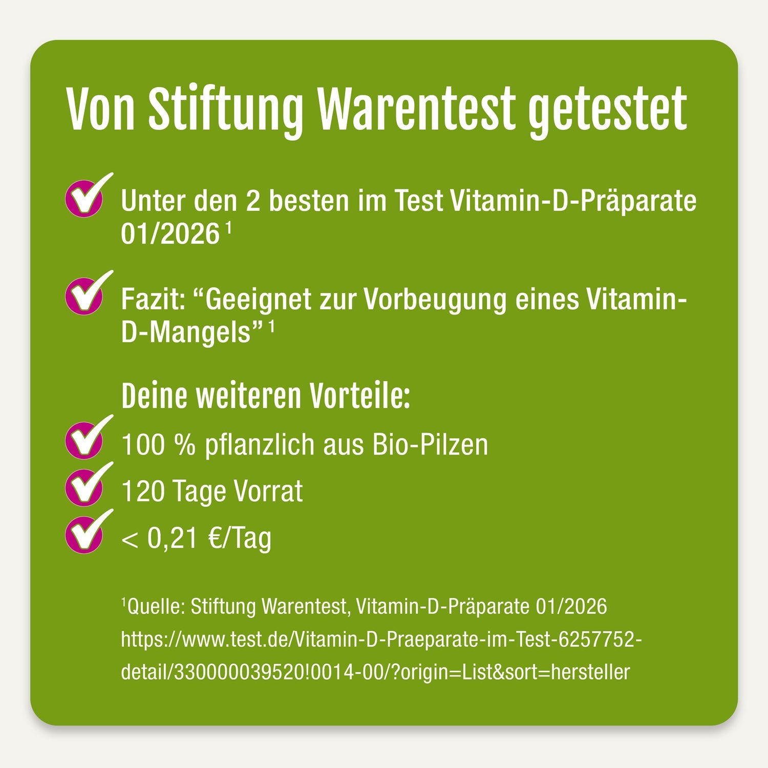 GSE - Bio Vitamin D - 120 Tablets