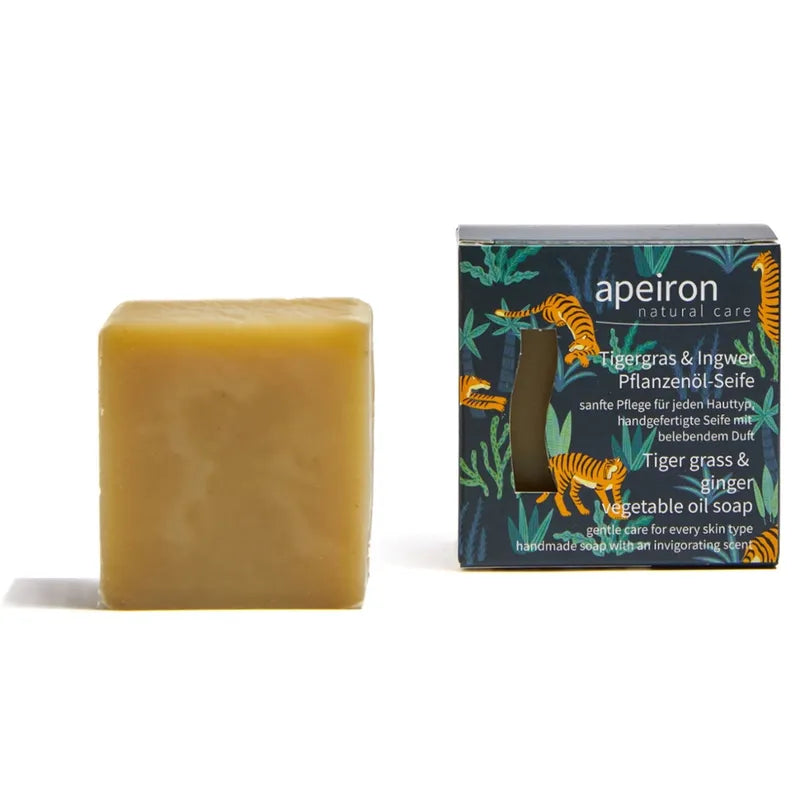 Apeiron - Pflanzenölseife Tigergras & Ingwer