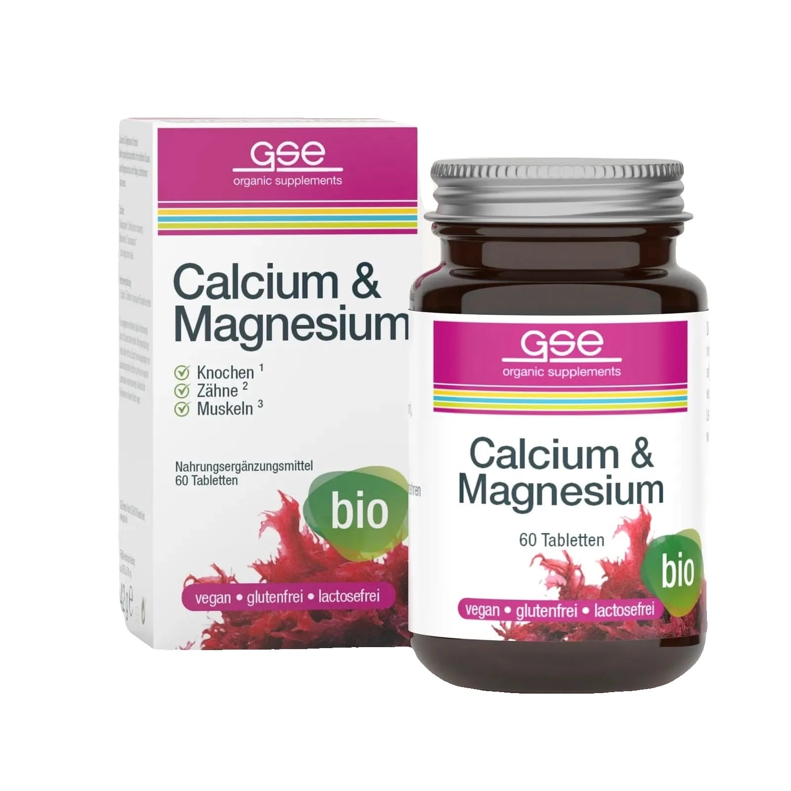GSE - Calcium & Magnesium Complex (Bio) - 60 Tabletten