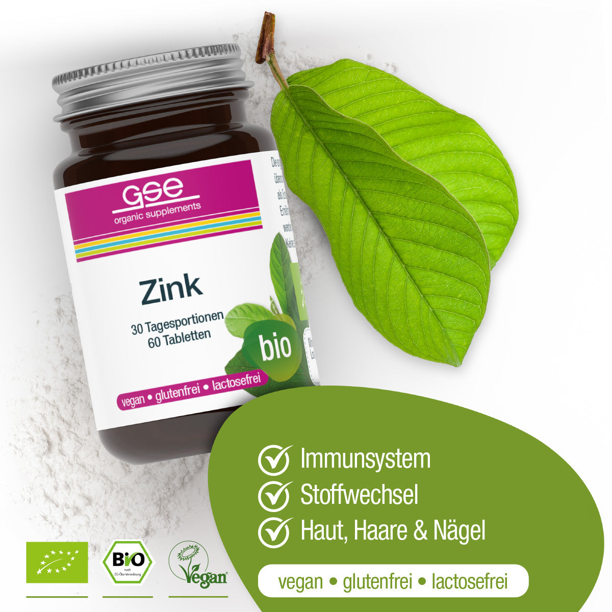 GSE - Bio Zink Compact - 60 Tabletten