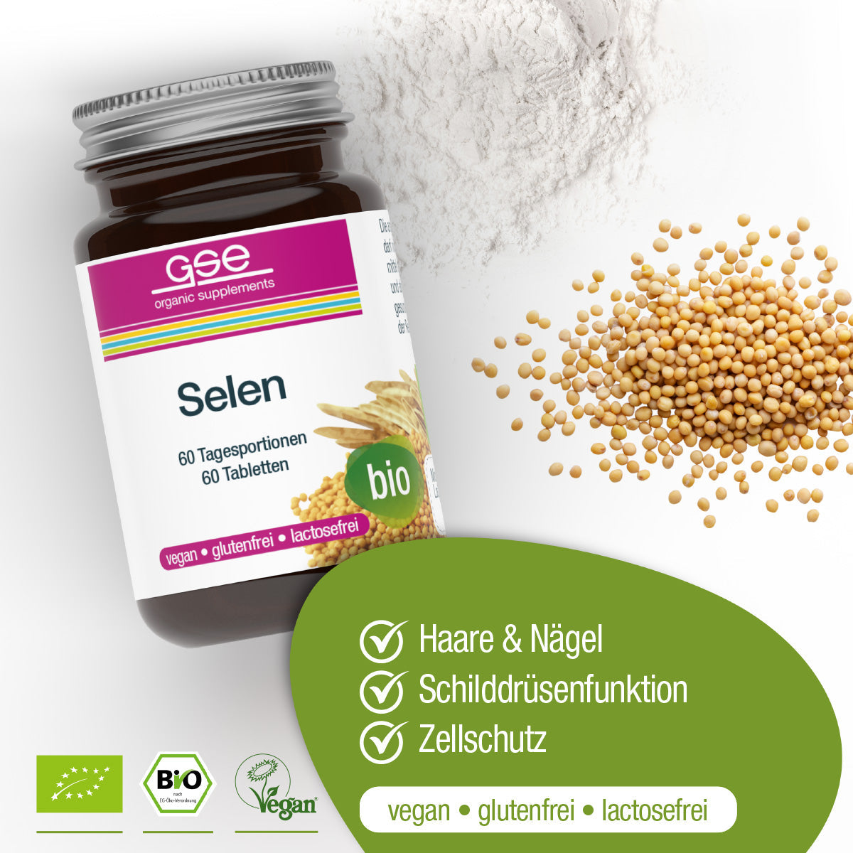 GSE - Selenium Compac (Organic) - 60 Tablets
