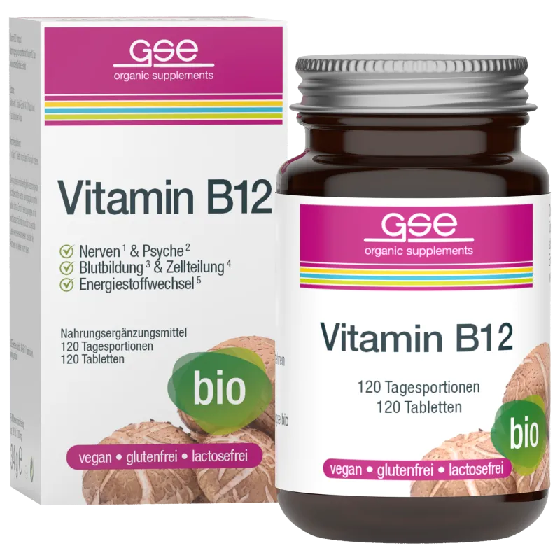 GSE - Vitamin B12 Compact (Bio) - 120 compresse