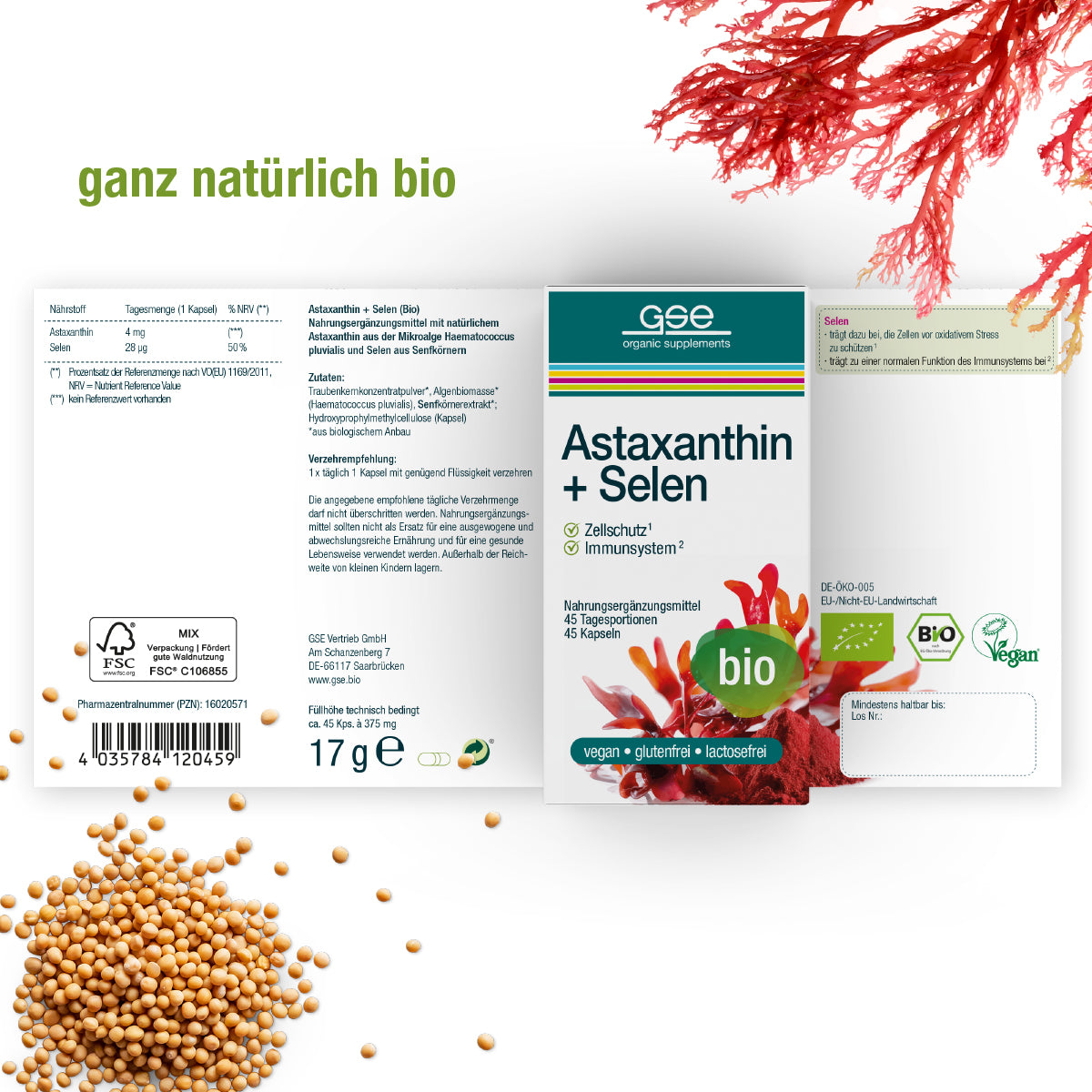 GSE - Astaxanthin + Selen (bio)
