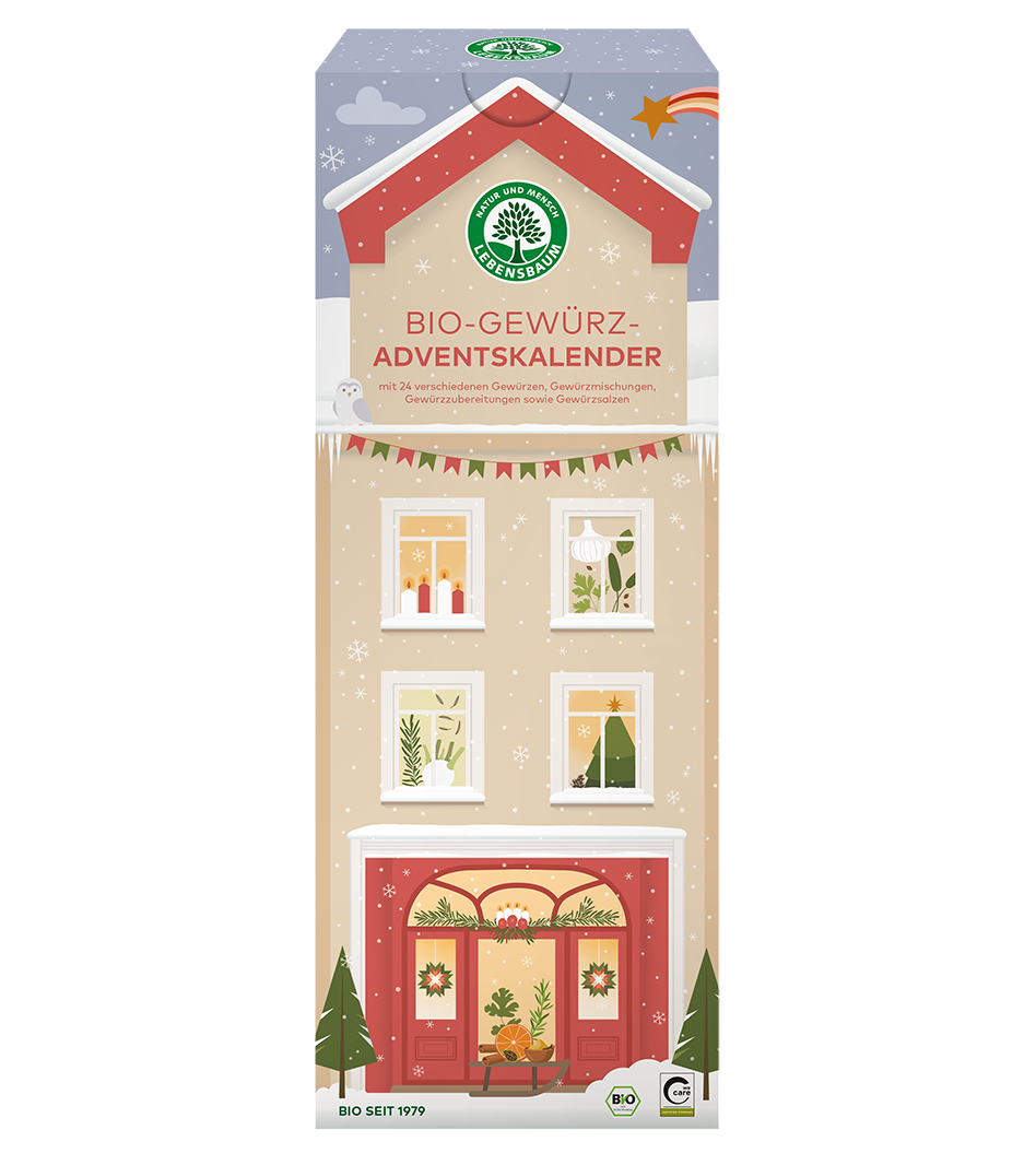 Lebensbaum - Bio-Gewürz-Adventskalender 2026 - 24 Gewürze
