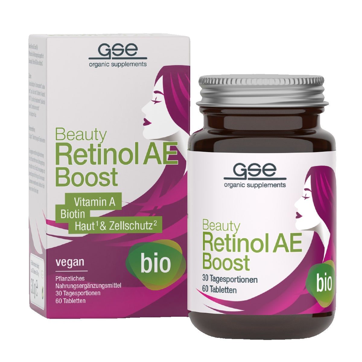 GSE - Beauty Retinol AE-Boost Bio - 60 Tabletten