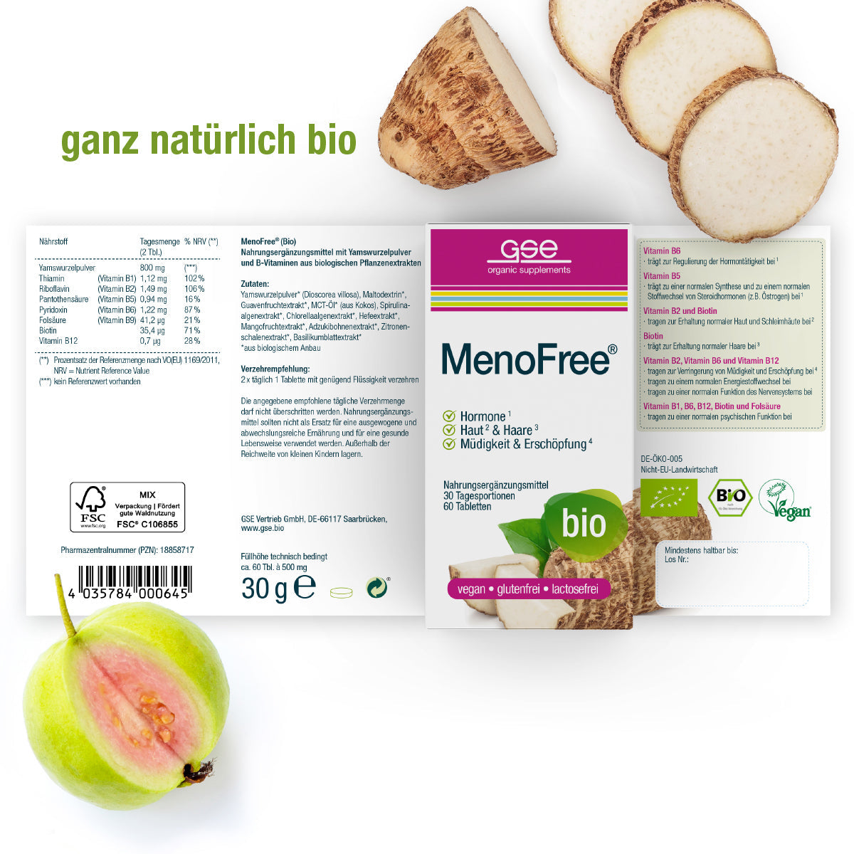 GSE - MenoFree (Bio) - 60 Tabletten