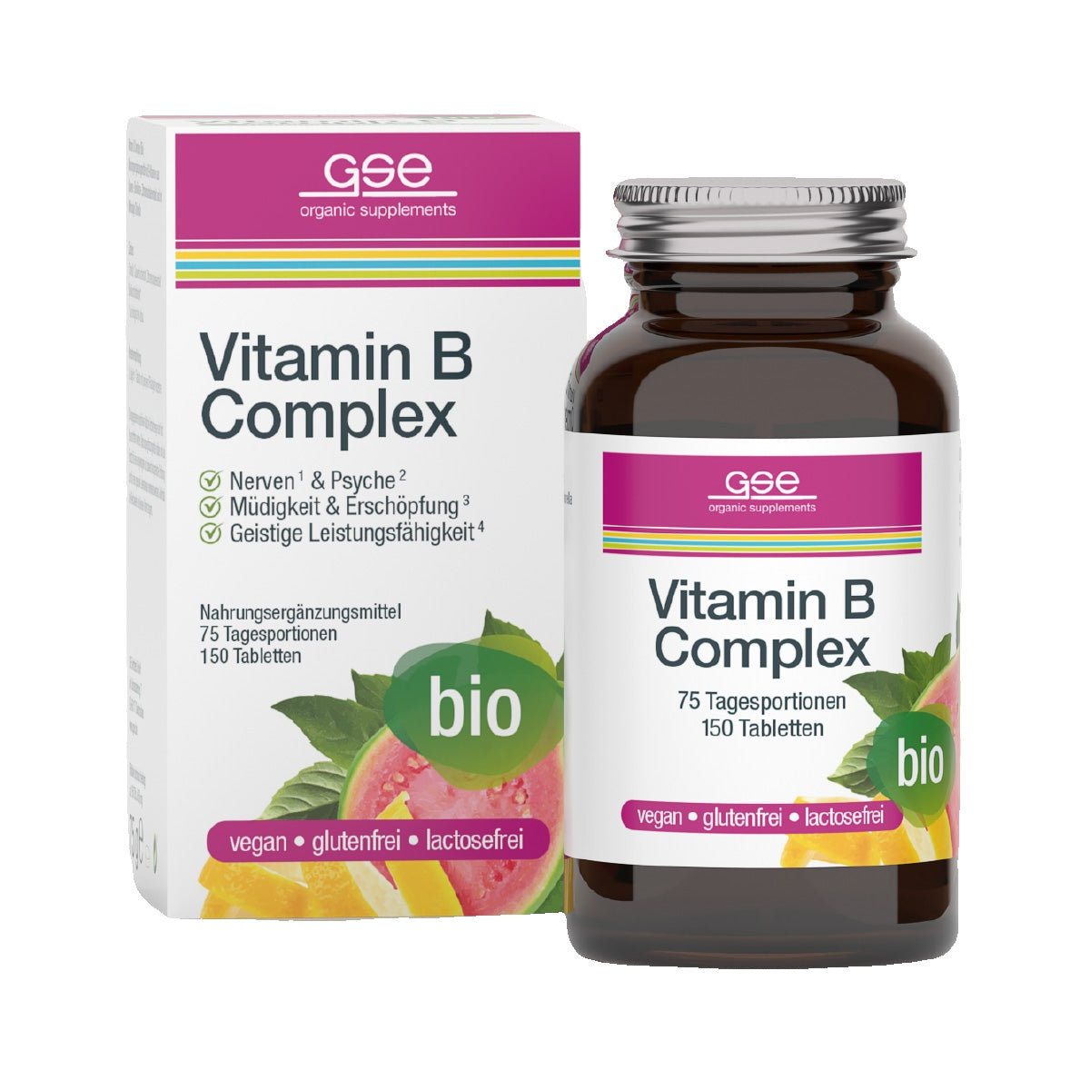 GSE - Complejo de Vitamina B (Bio) - 150 Tabletas