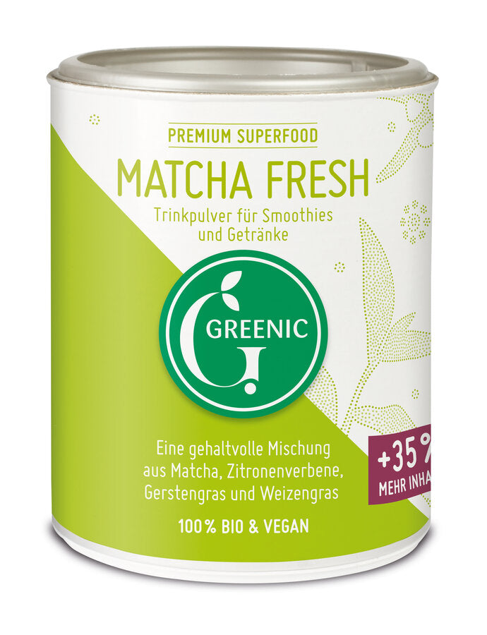 Greenic - Matcha Fresh Superfood Trinkpulver Mischung