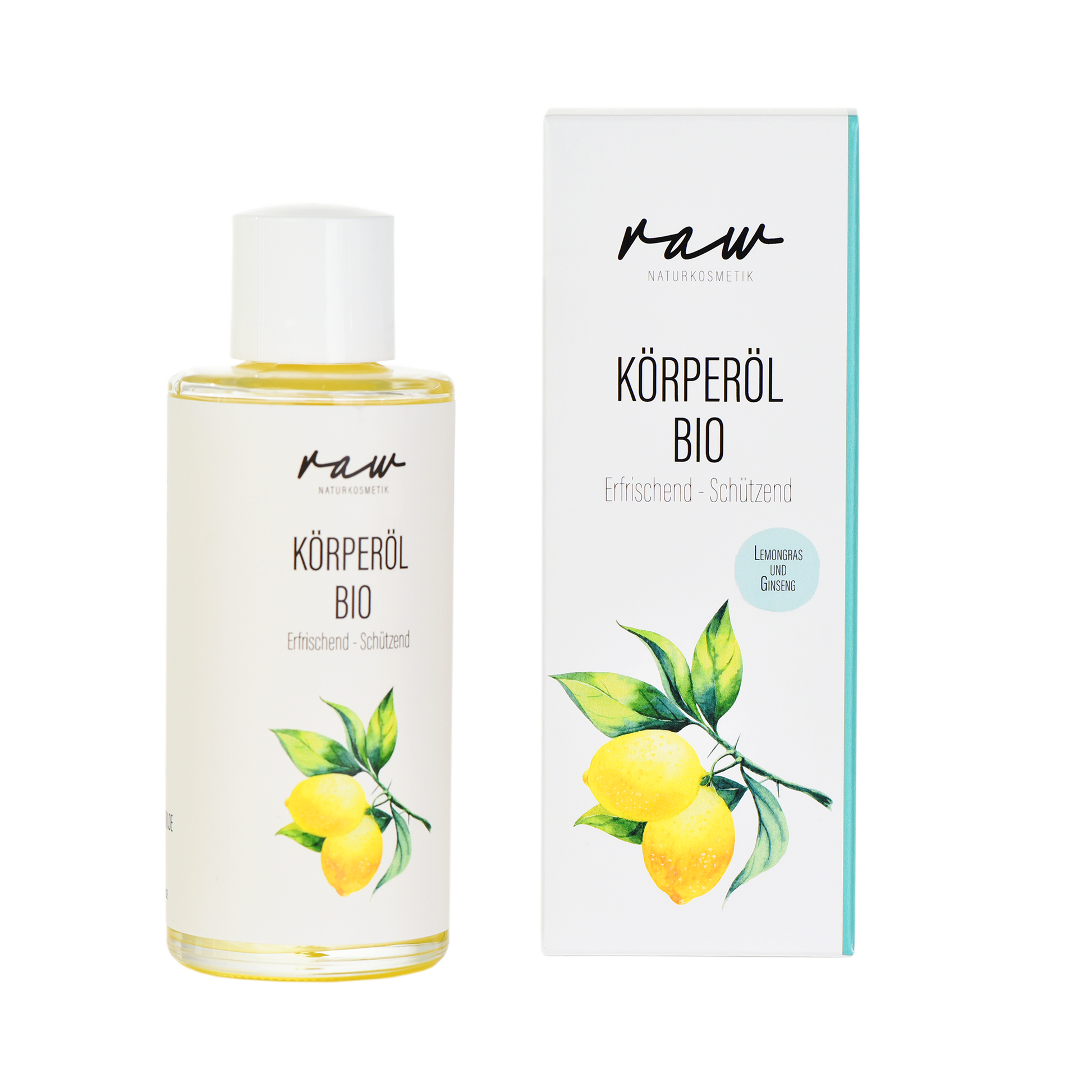 raw Naturkosmetik - Körperöl Bio Erfrischend