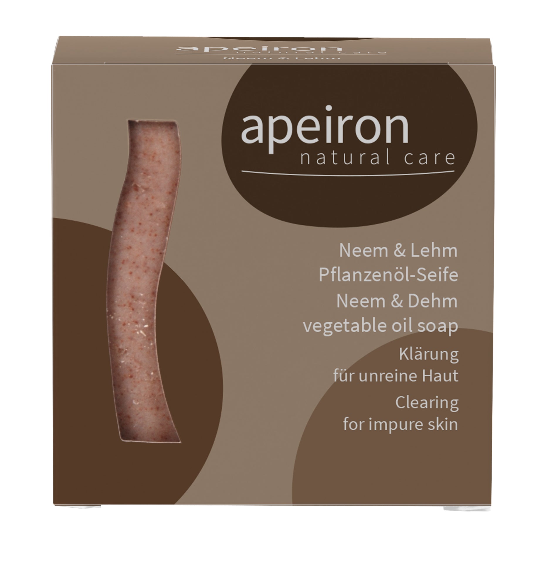 Apeiron - neem & lehm pflanzenöl-seife