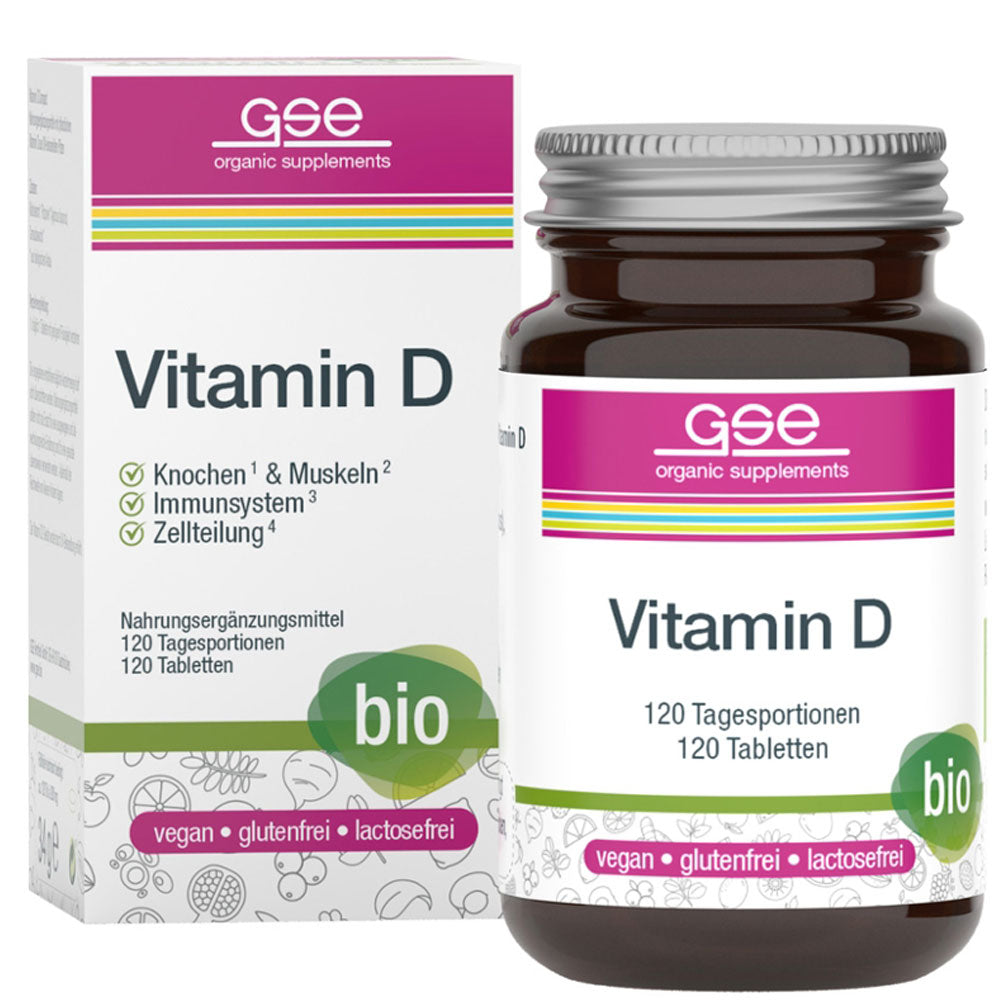 GSE - Bio Vitamin D - 120 Tabletten