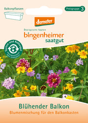 Bingenheimer Saatgut blühender Balkon