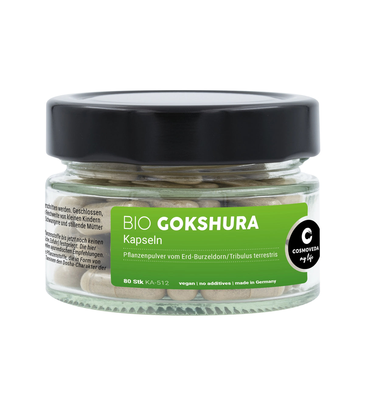 Cosmoveda - BIO Gokshura, Tribulus terrestris Kapseln - 80 Kapseln