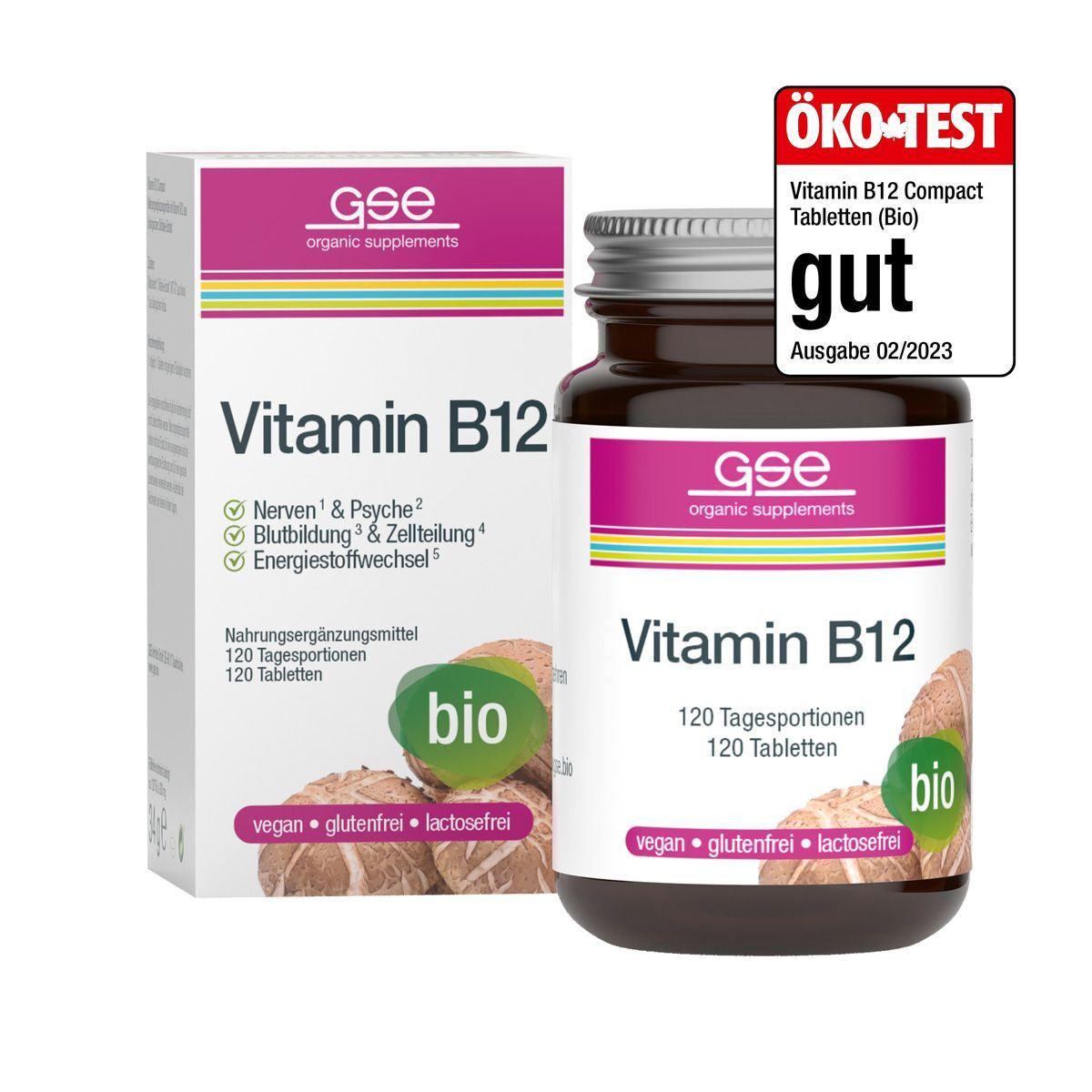 GSE - Vitamin B12 Compact (Bio) - 300 Tabletten_13428.jpg