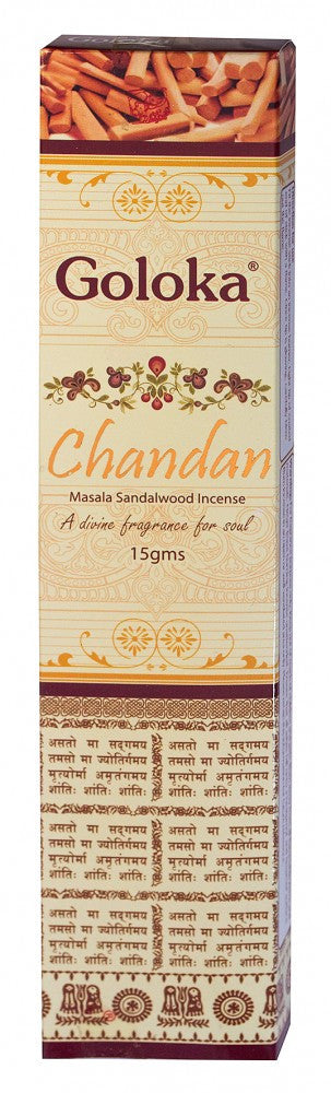 Goloka - Chandan Sandelholz Räucherstäbchen - 15g_9567.jpg