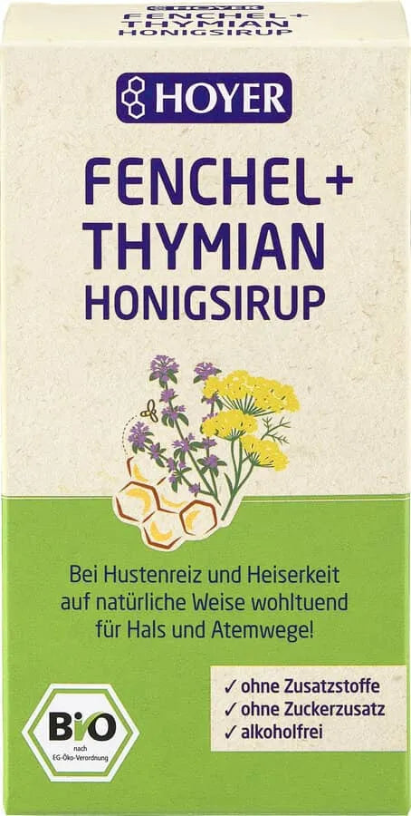 HOYER - Fenchel & Thymian Honigsirup bio - 250ml_14099.jpg