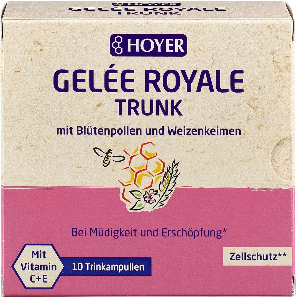 HOYER - Gelee Royale & Blütenpollen Trinkampullen - 100ml_14317.jpg