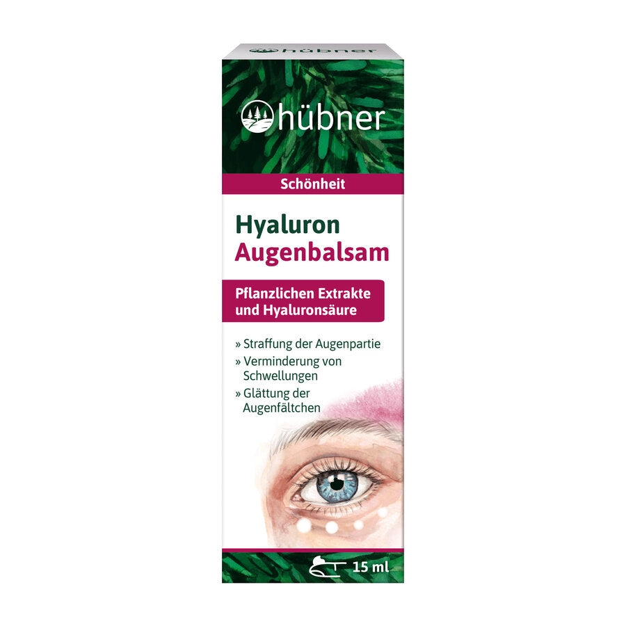Hurbner HÜBNER Hyaluron Augenbalsam 15ml | Intensiv-Pflege – Miraherba