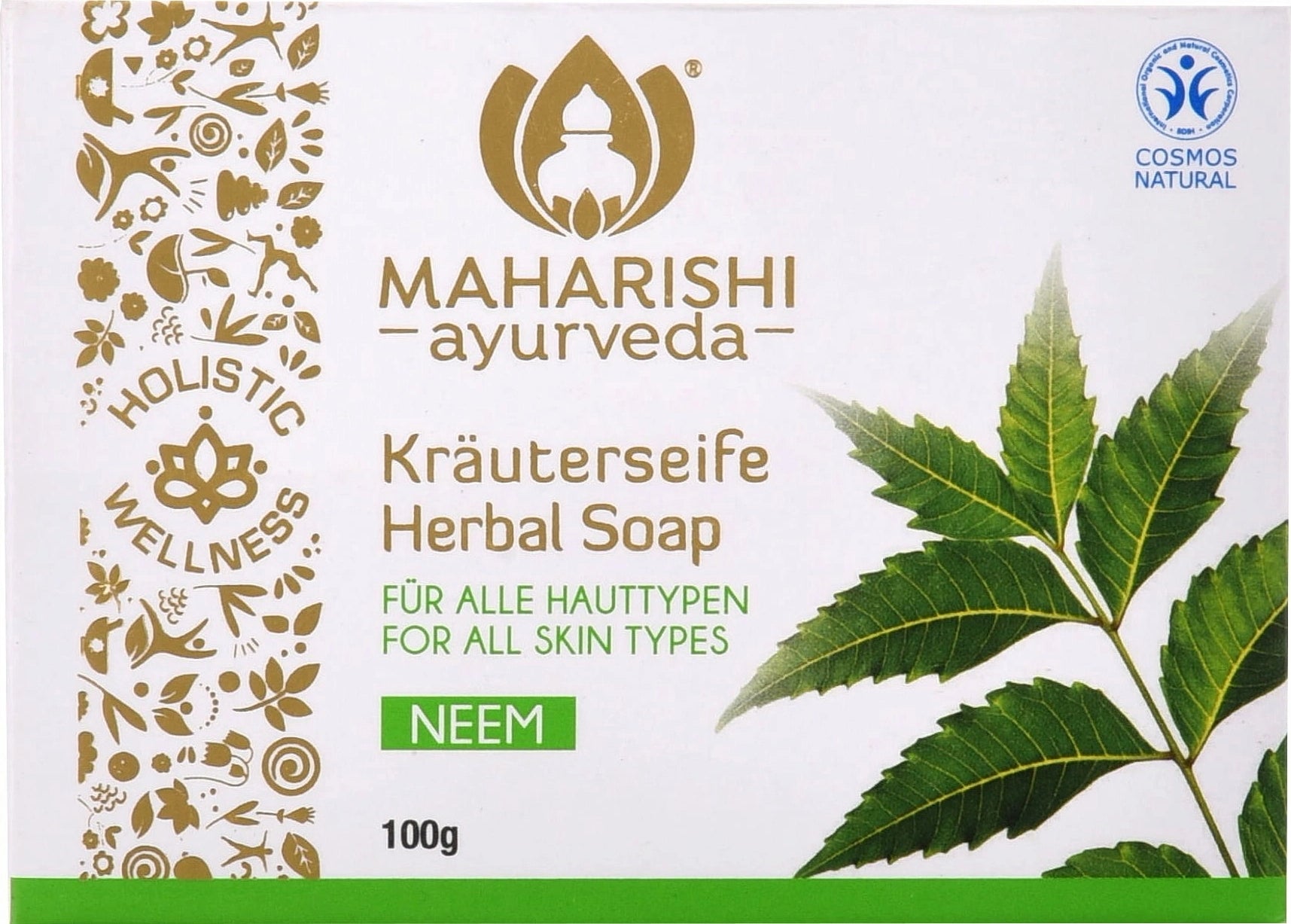 Maharishi Ayurveda - Jabón de hierbas de Neem - 100g