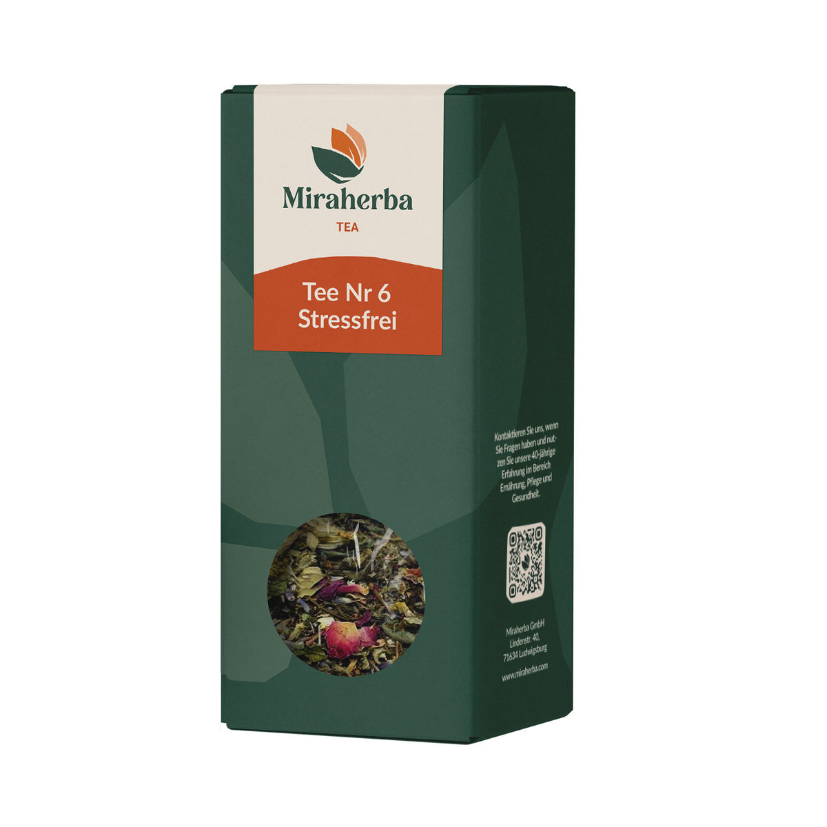 Miraherba - Bio Tee Nr 6: Stressfrei – Kräutertee für Ruhe & Gelassenheit
