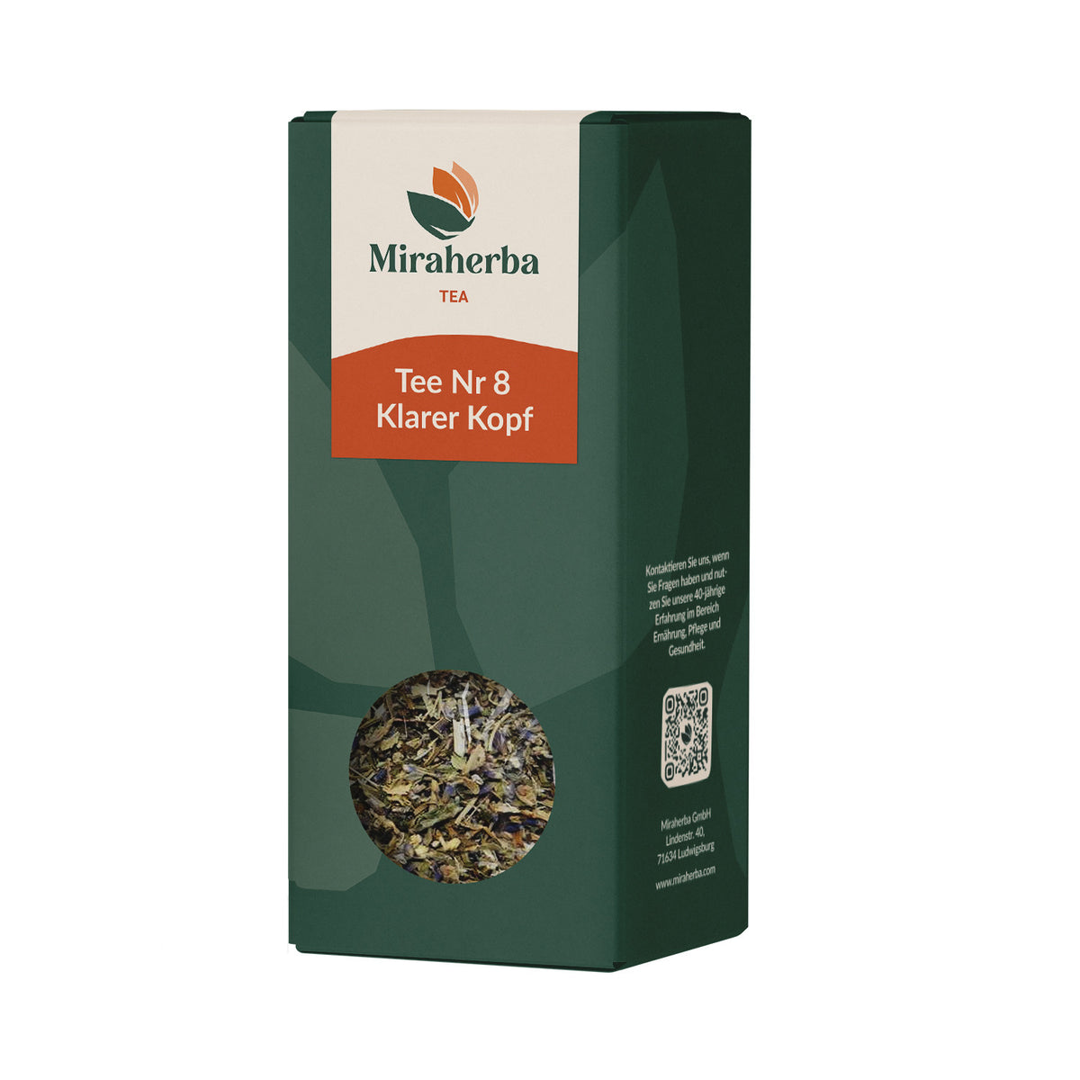 Miraherba - Bio Tee Nr 8: Klarer Kopf – Kräutertee für Fokus & Gelassenheit