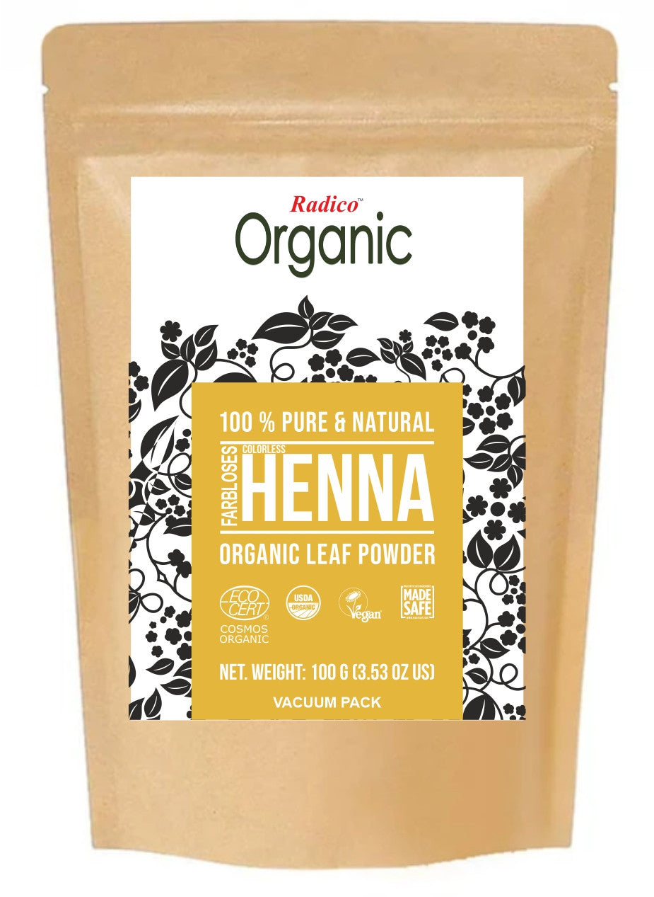 Radico organic - Farbloses Henna Haarpflege Pulver - 100g_11935.jpg