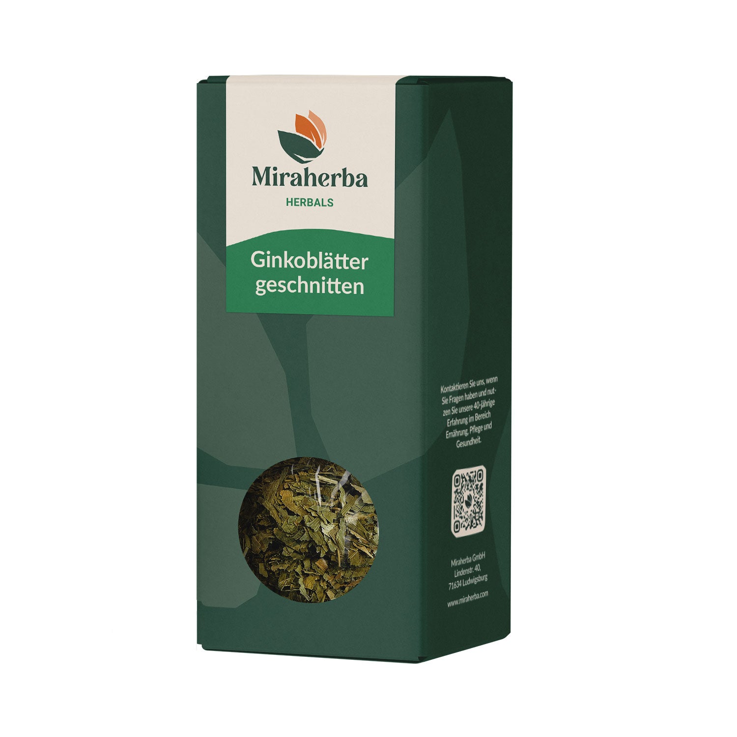 Miraherba - Hojas de Ginkgo cortadas