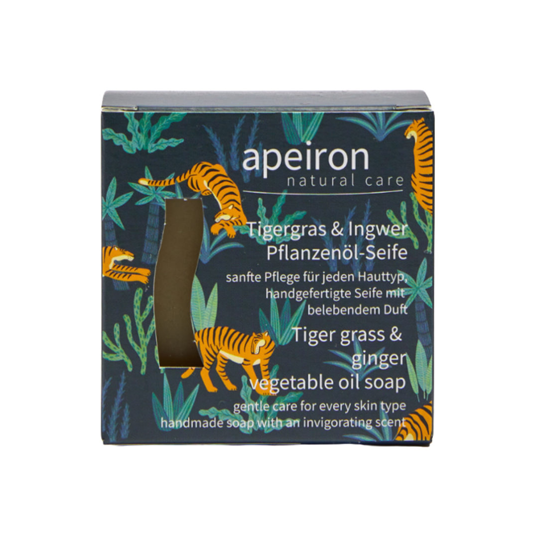 Apeiron - Pflanzenölseife Tigergras & Ingwer