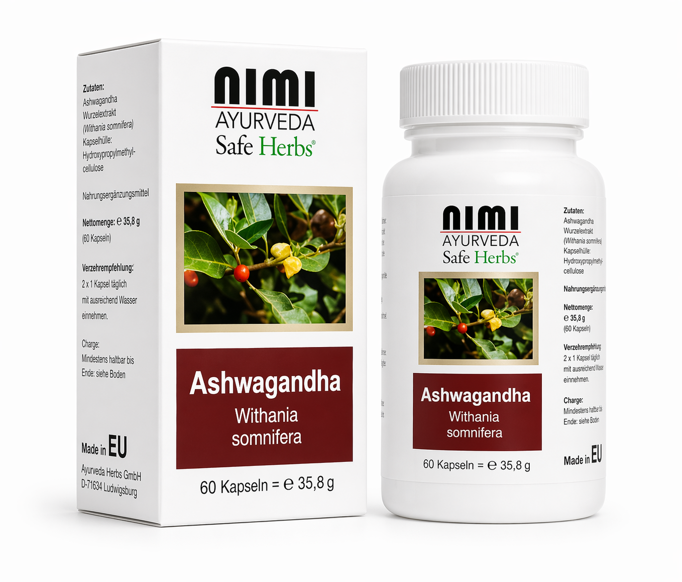 Nimi - Ashwagandha Extrakt Kapseln