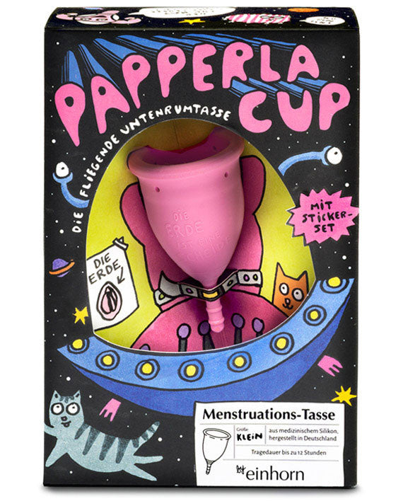 einhorn - Papperlacup Menstruationstasse klein - 1Stück_6616.jpg