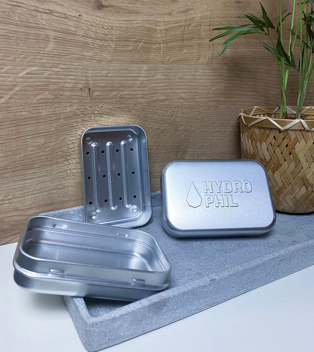 Hydrophil - Boîte à savon en aluminium - 1 pièce