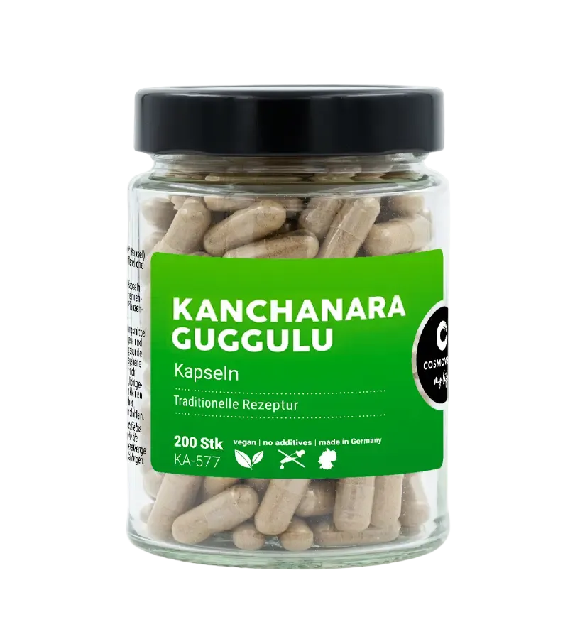 Cosmoveda - Fair Trade Kanchanara Guggulu Kapseln - 200 Stück