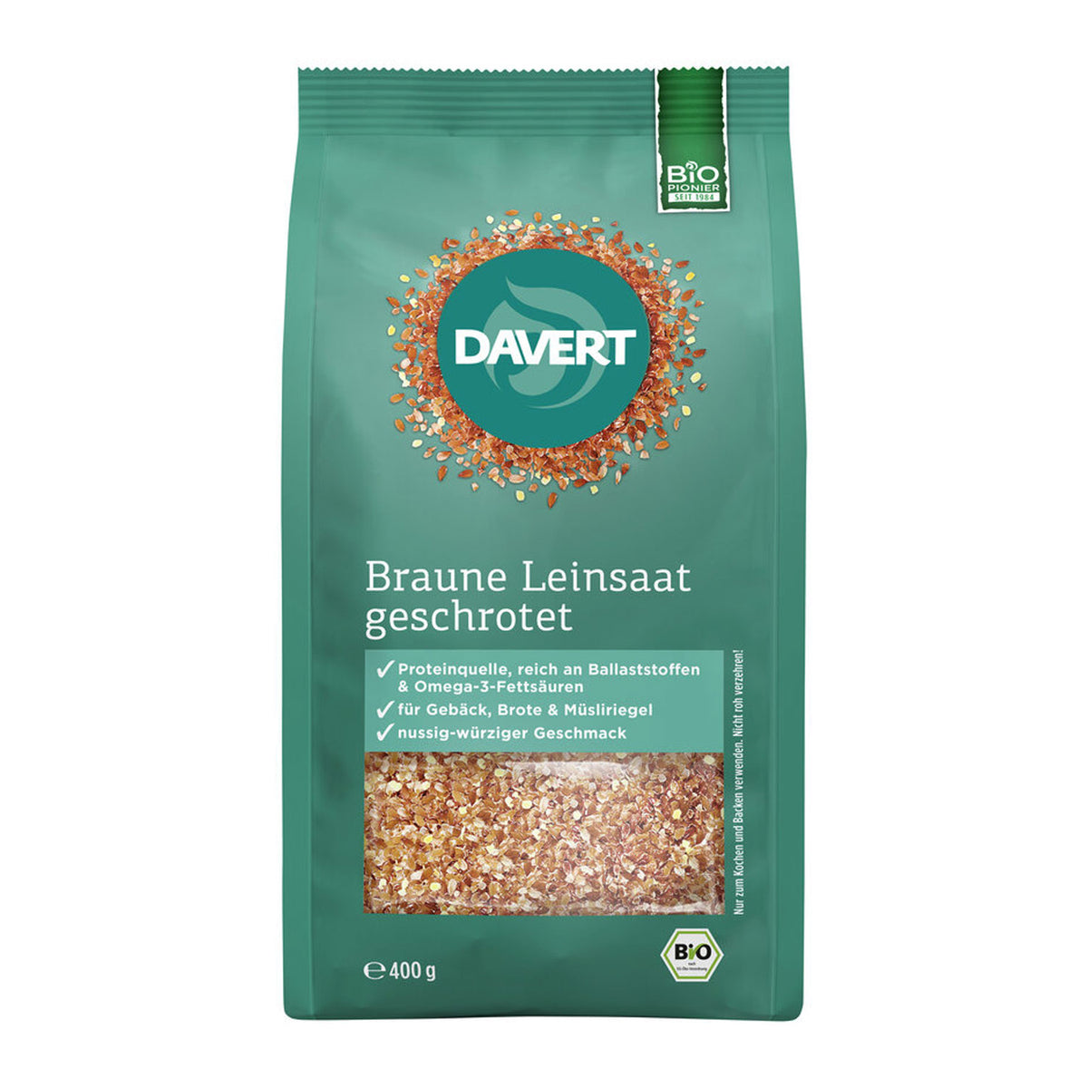 Davert - Geschrotete Leinsaat
