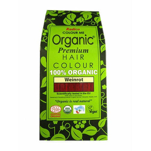 Radico organic - Tinte vegetal para cabello Rojo Vino