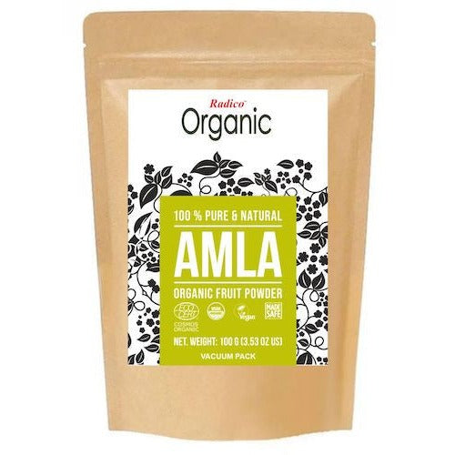 Radico organic - Polvo para el cuidado del cabello Amla