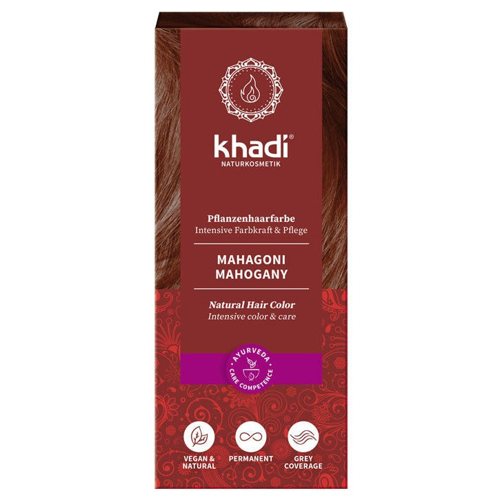 Khadi Pflanzenhaarfarbe Mahagoni