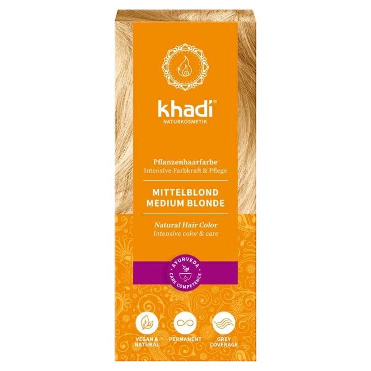 Khadi - Colorante vegetale per capelli Biondo medio