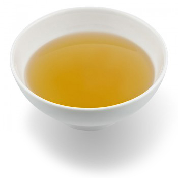 Brewed golden autumn tea